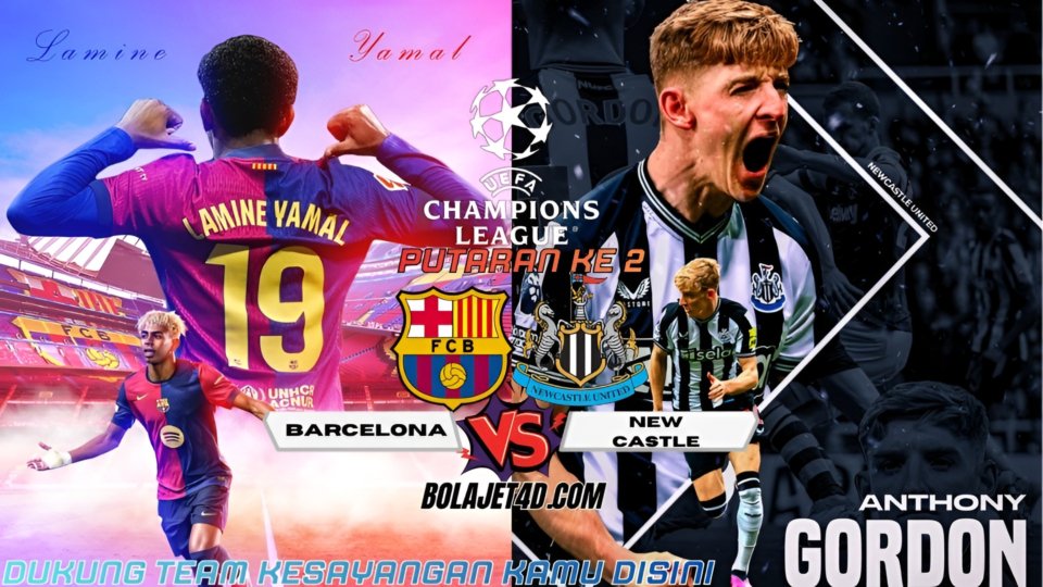 PREDIKSI JET4D BARCELONA VS NEWCASTLE UNITED