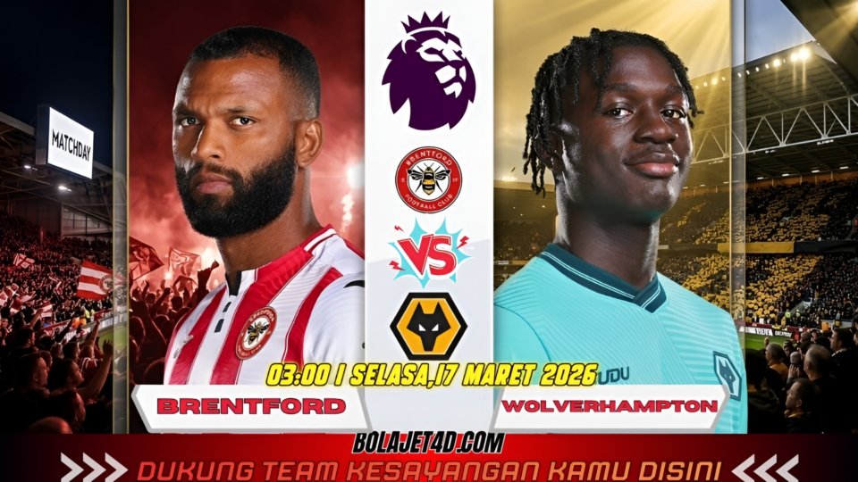 PREDIKSI JET4D BRENTFORD vs WOLVERHAMPTON