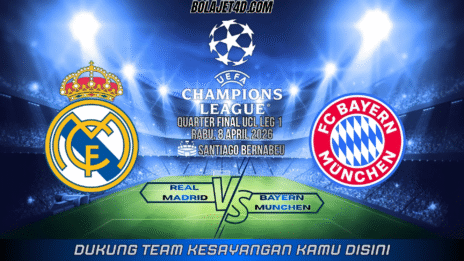 PREDIKSI JET4D UCL: REAL MADRID VS BAYERN MUNCHEN